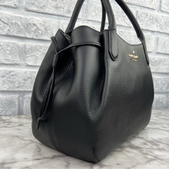 Kate Spade Dumpling Large Satchel In Black - Picture 3 of 14